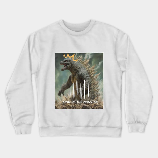 Godzilla Crewneck Sweatshirt by Prossori